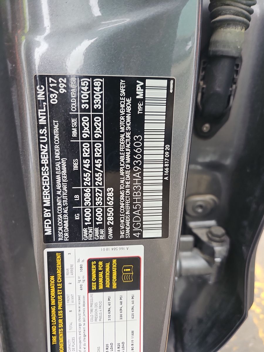 2017 Mercedes-Benz GLE 350 4MATIC
