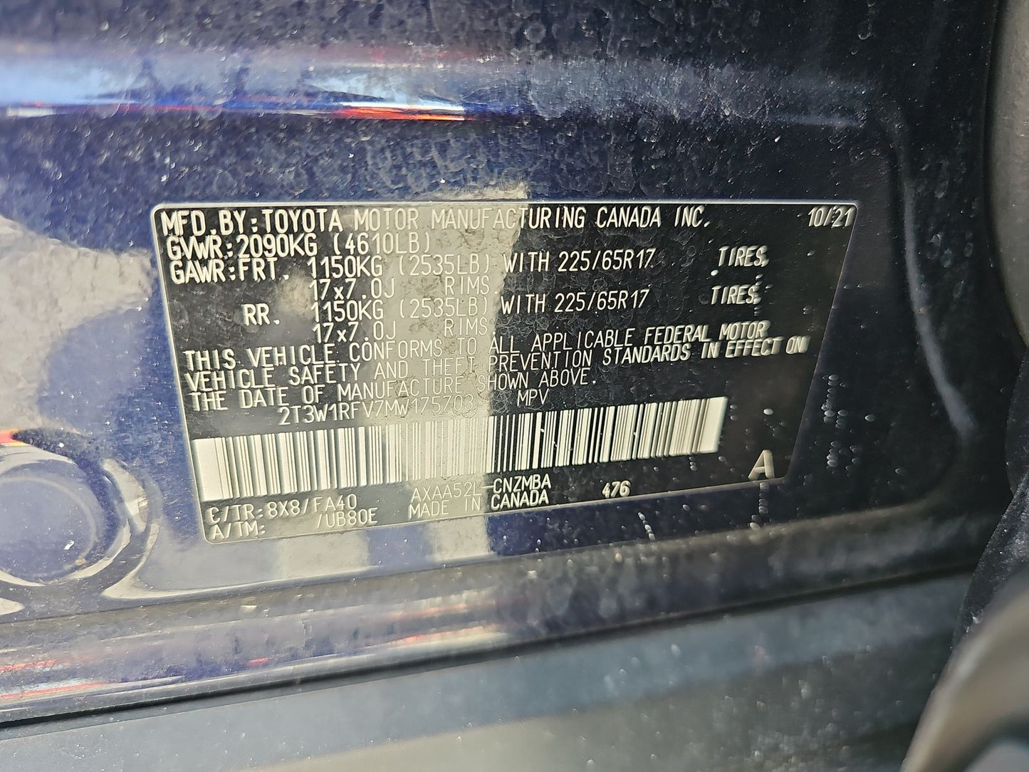 2021 Toyota RAV4 XLE