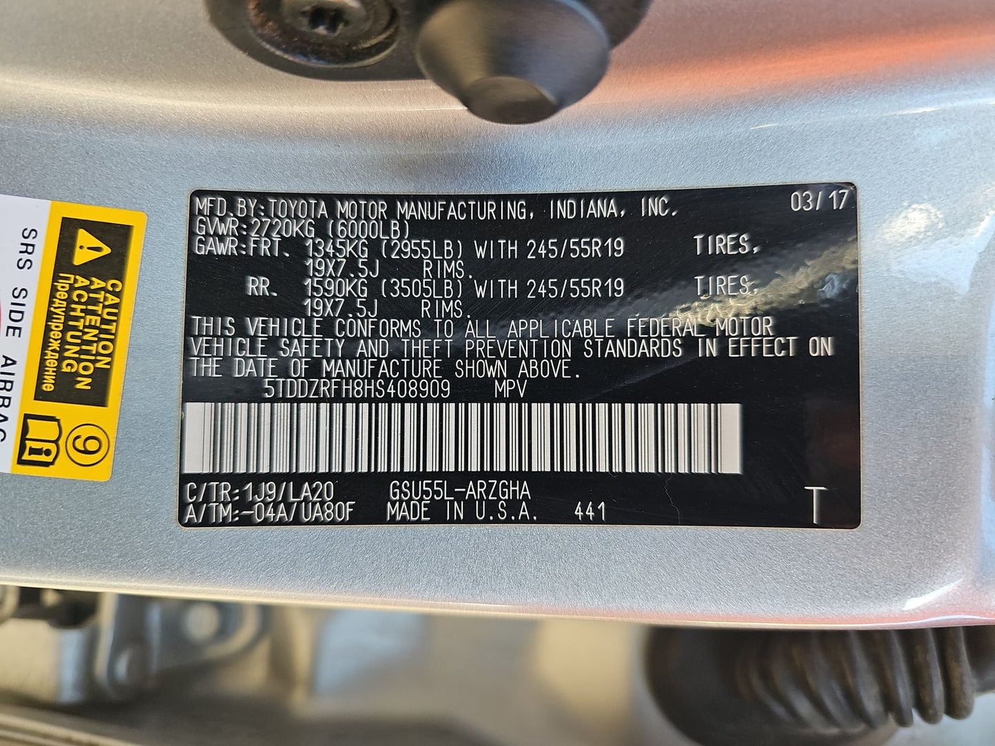 2017 Toyota Highlander Limited