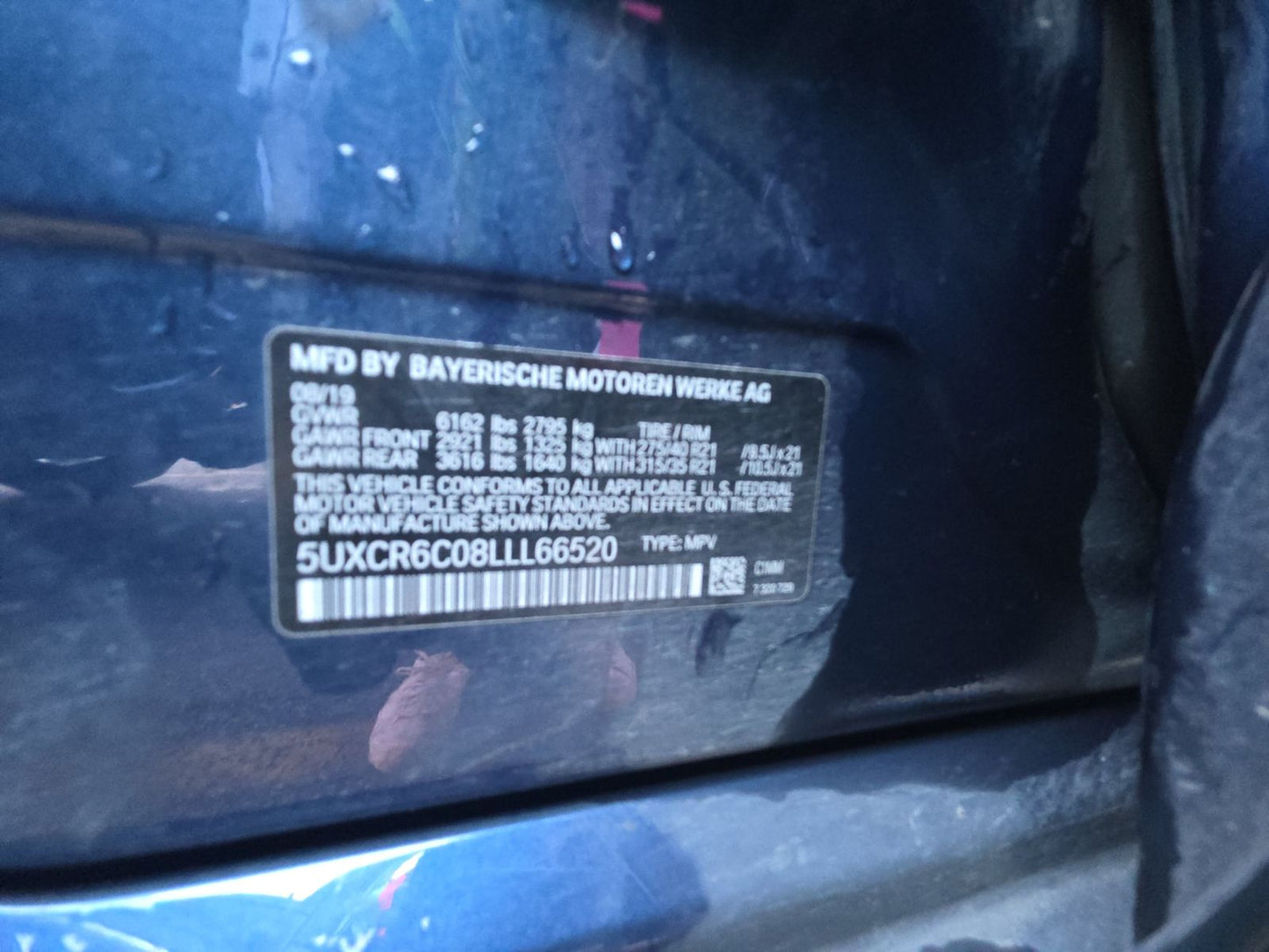 2020 BMW X5 Sports Activity Vehicle xDrive40i M SPORT LINE