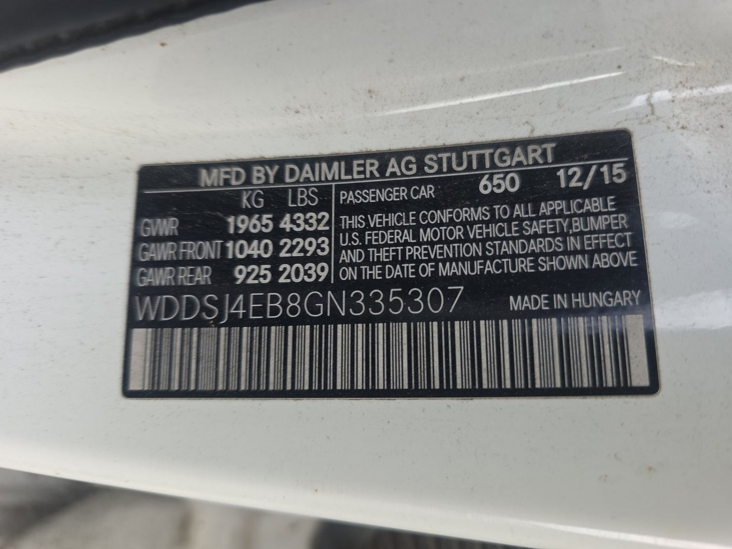 2016 Mercedes-Benz CLA 250