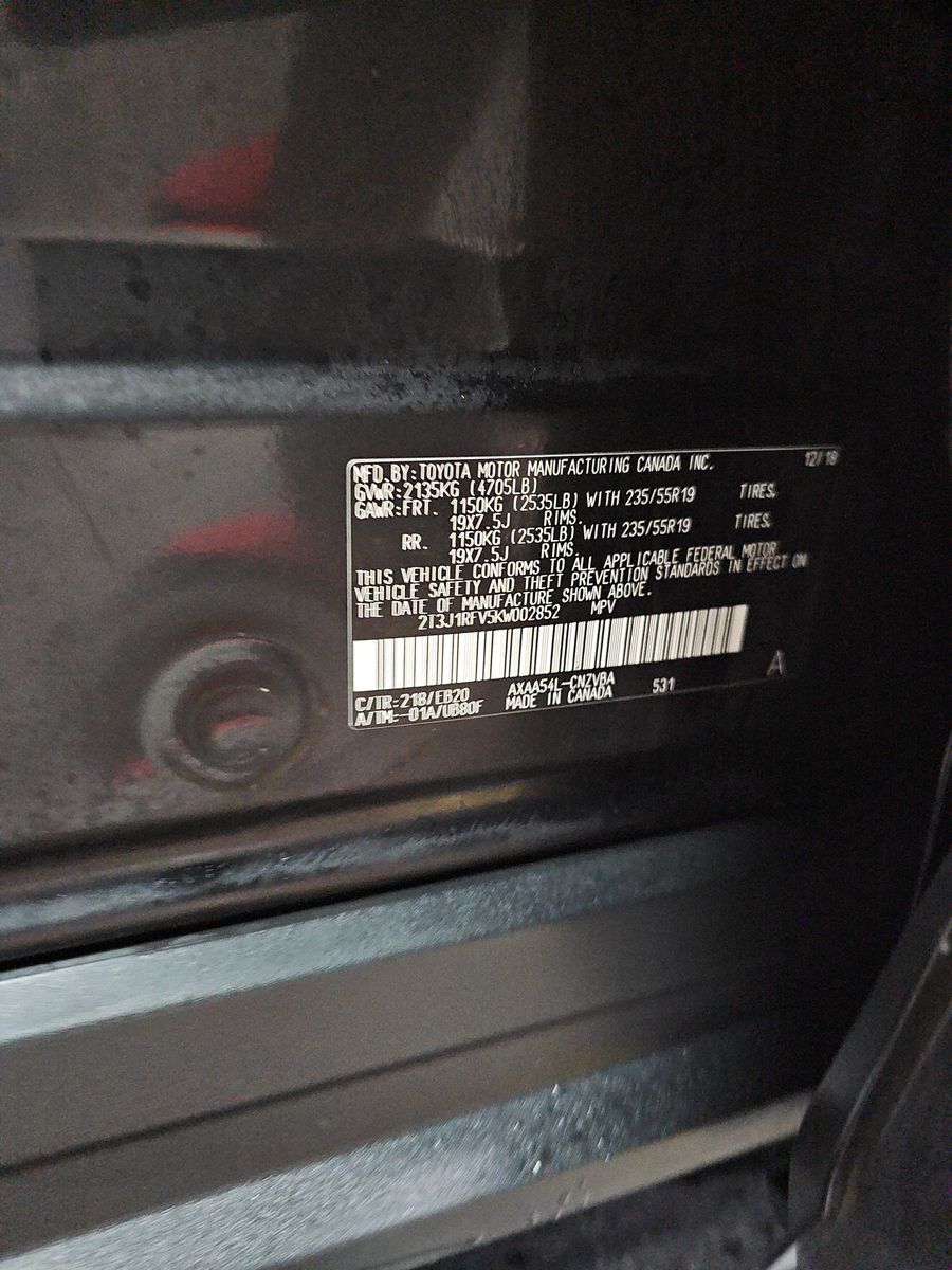 2019 Toyota RAV4 Adventure