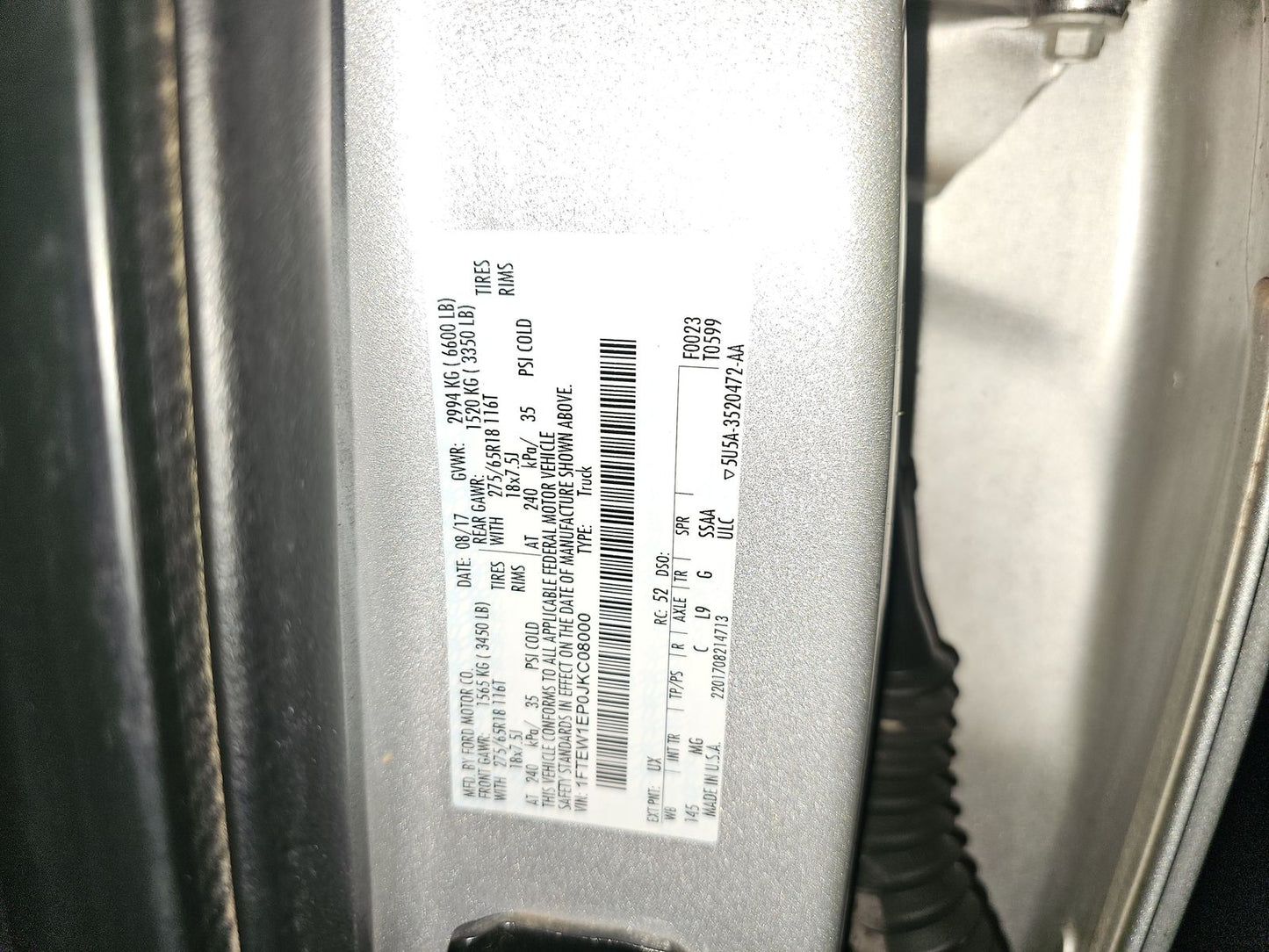 2018 Ford F-150 XLT Crew Cab Short Bed