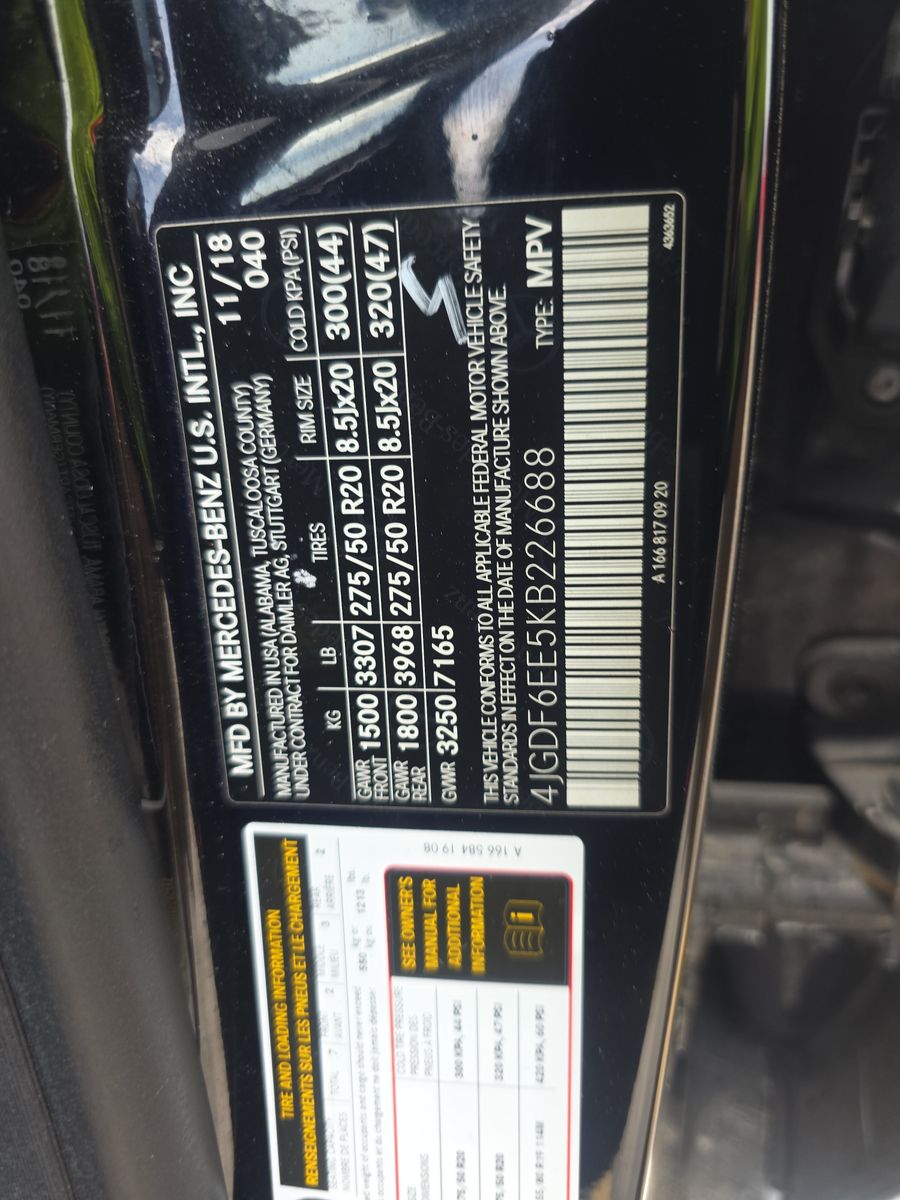 2019 Mercedes-Benz GLS 450 4MATIC