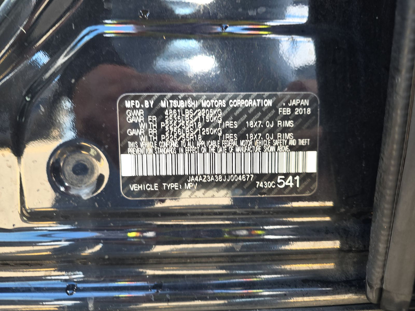 2018 Mitsubishi Outlander SE