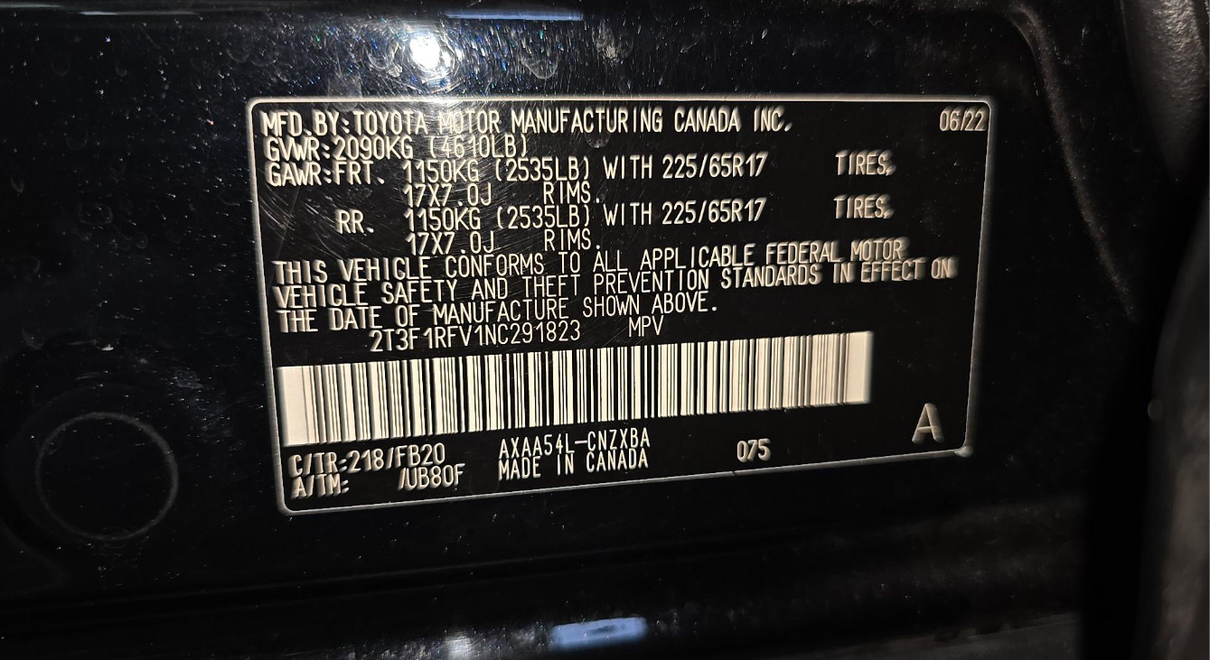 2022 Toyota RAV4 LE