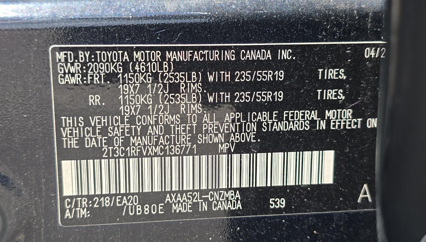2021 Toyota RAV4 XLE Premium