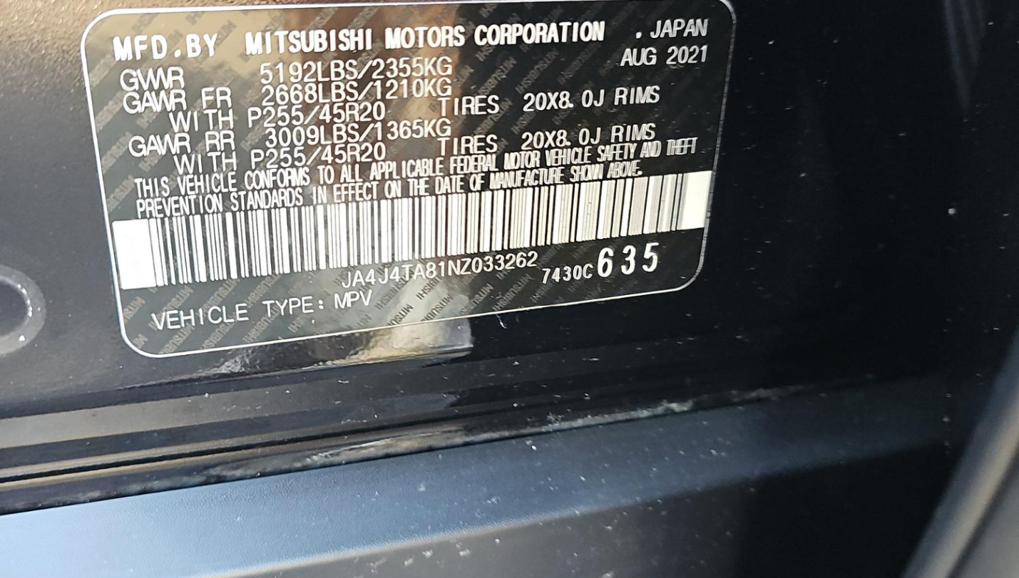 2022 Mitsubishi Outlander ES