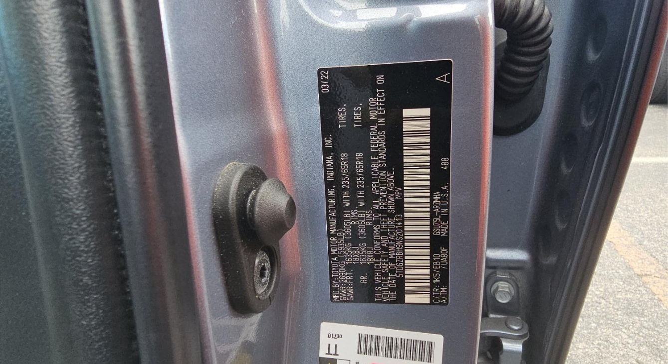 2022 Toyota Highlander XLE