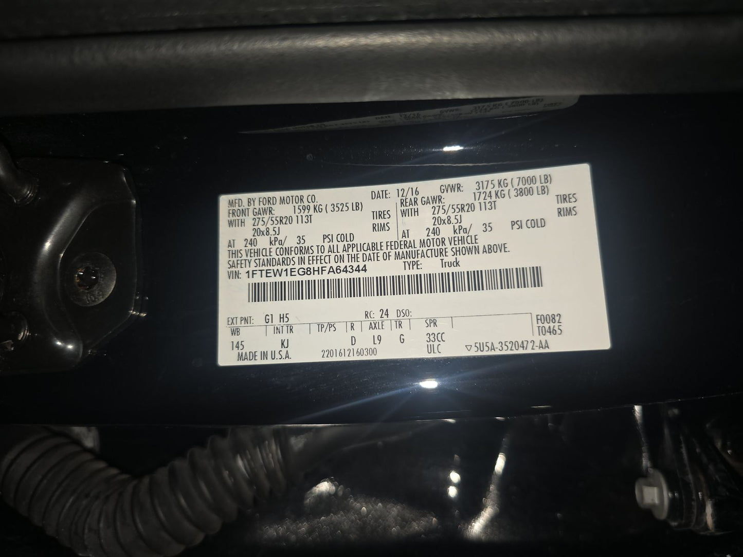 2017 Ford F-150 King Ranch Crew Cab Short Bed