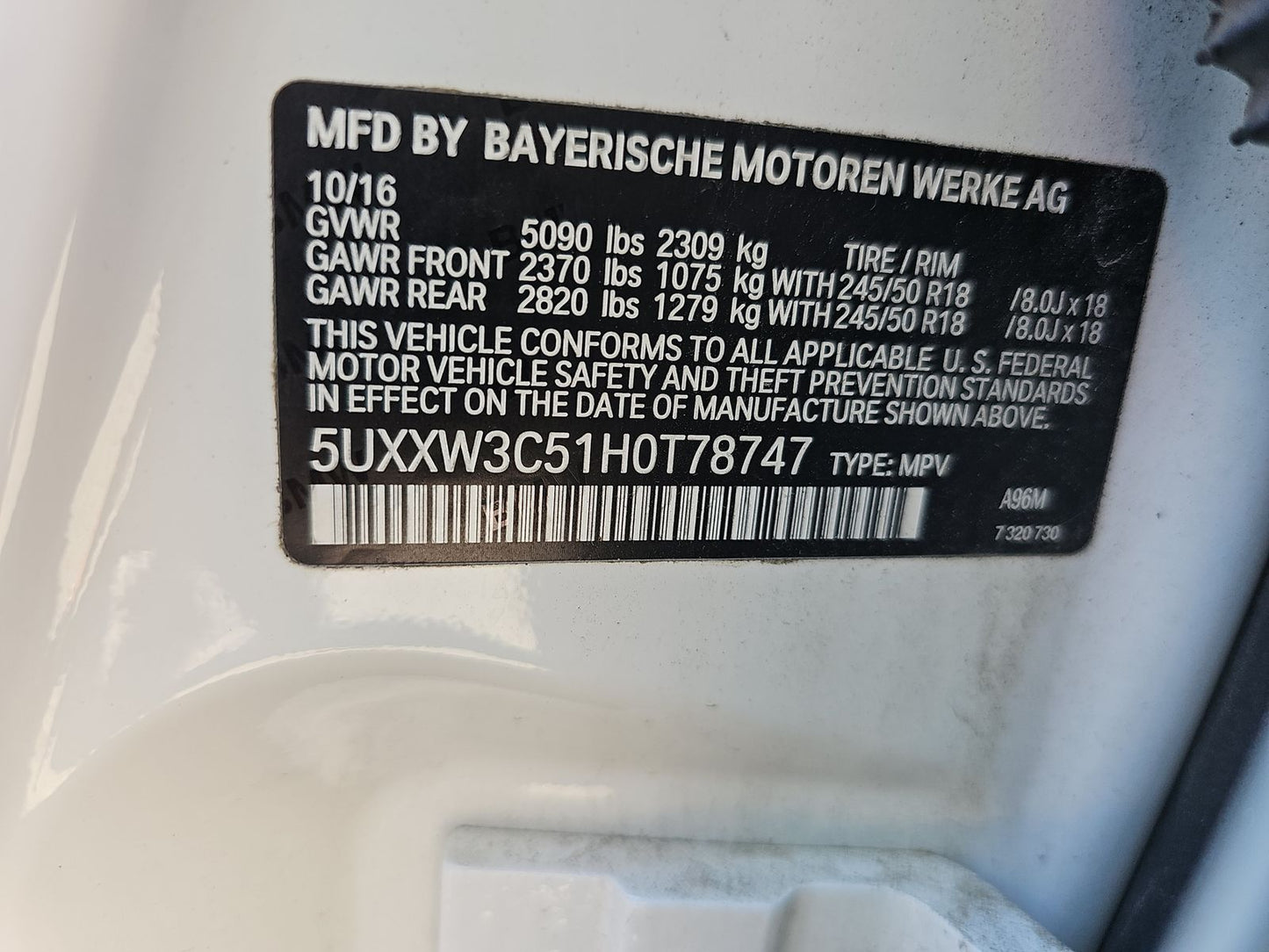 2017 BMW X4 Sports Activity Vehicle xDrive28i