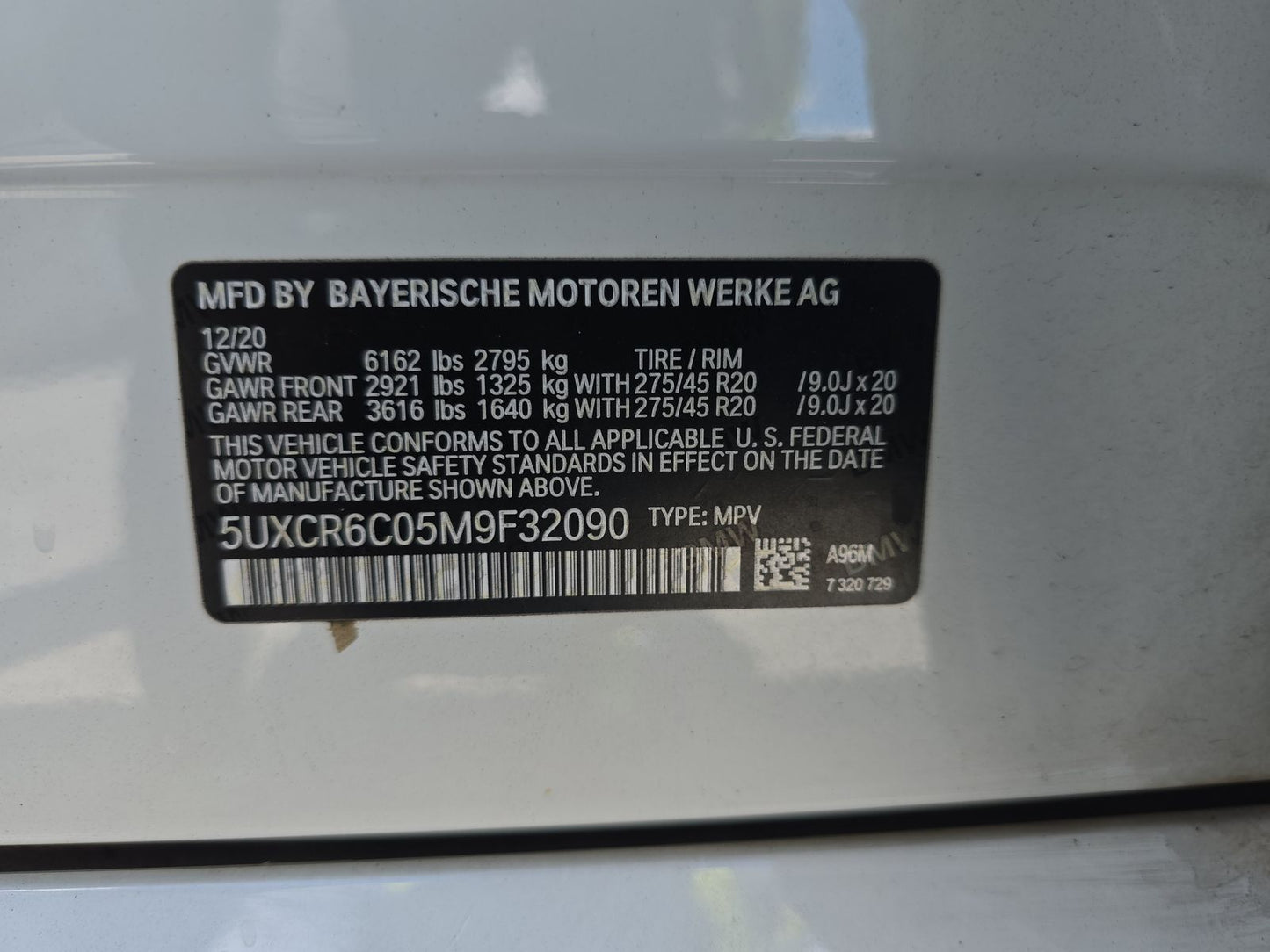 2021 BMW X5 Sports M package