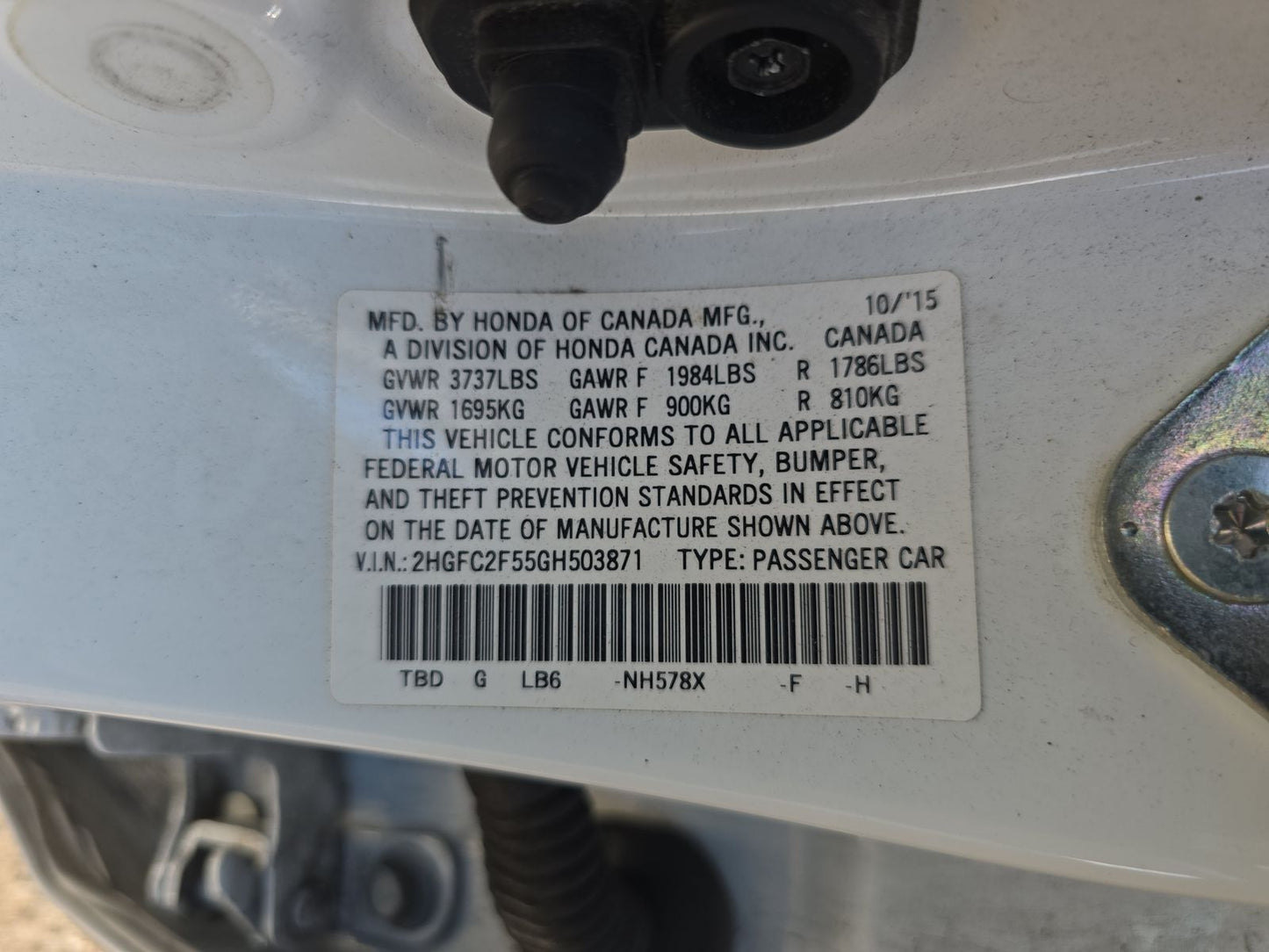 2016 Honda Civic Sedan LX