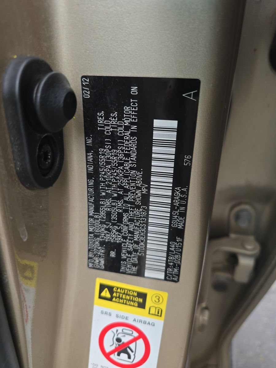 2012 Toyota Highlander Limited