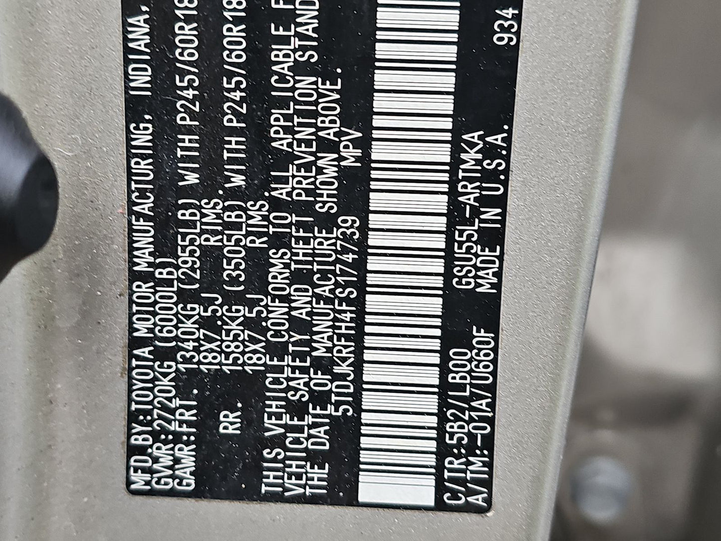 2015 Toyota Highlander XLE