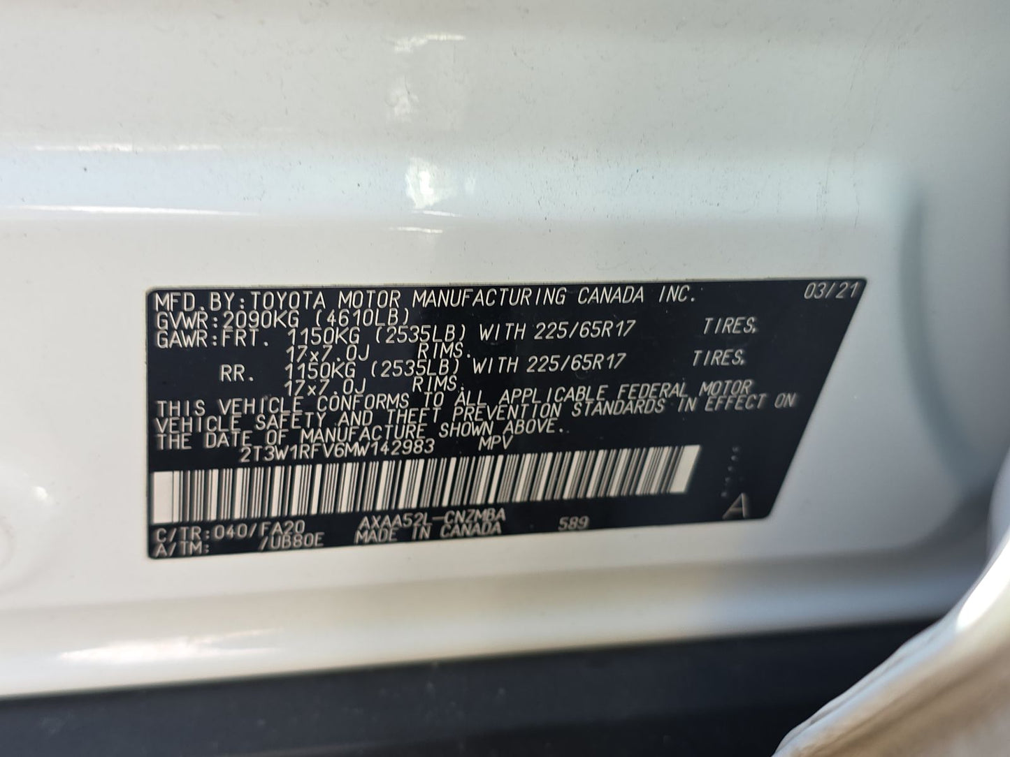 2021 Toyota RAV4 XLE