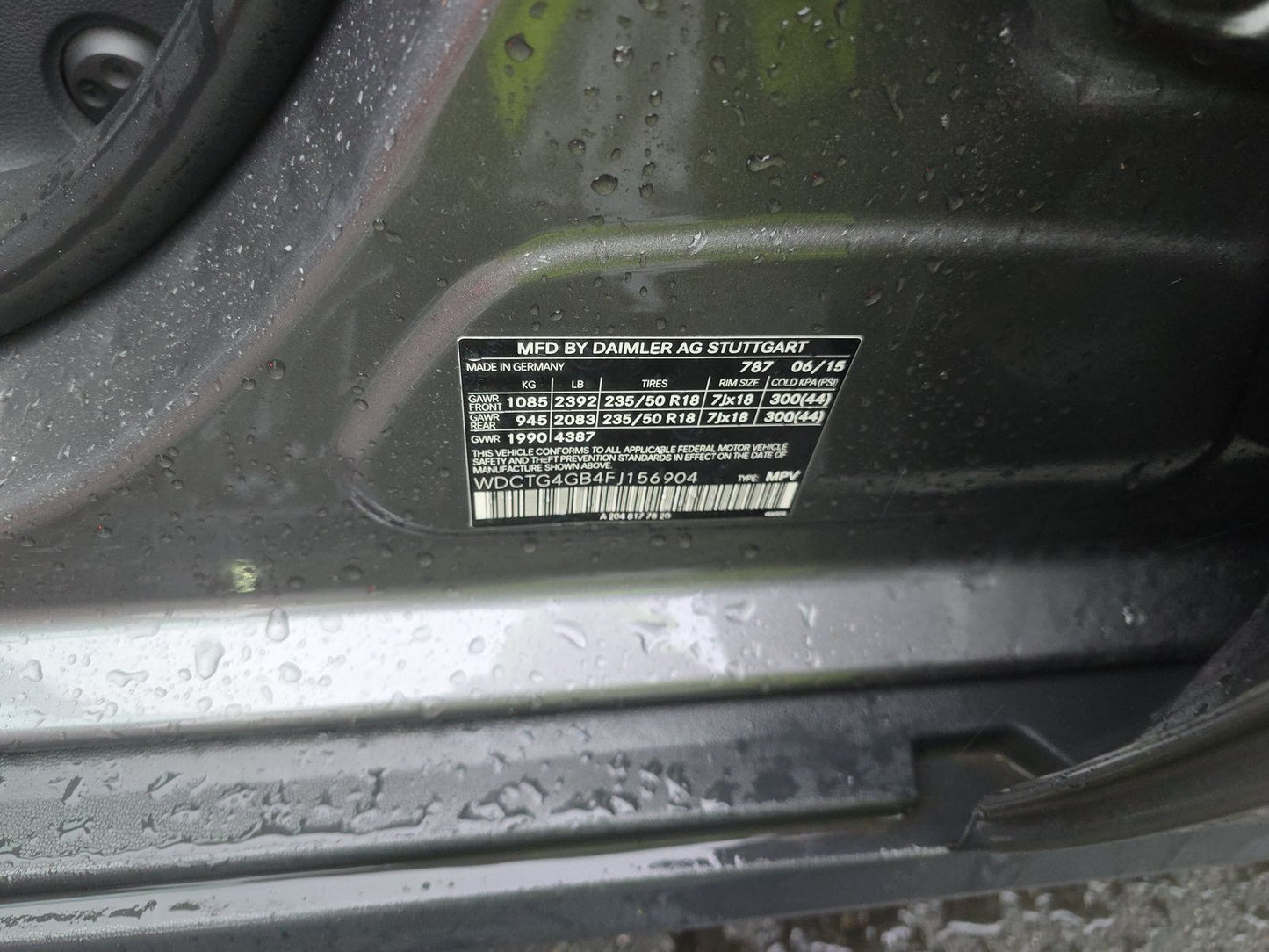 2015 Mercedes-Benz GLA 250 4MATIC