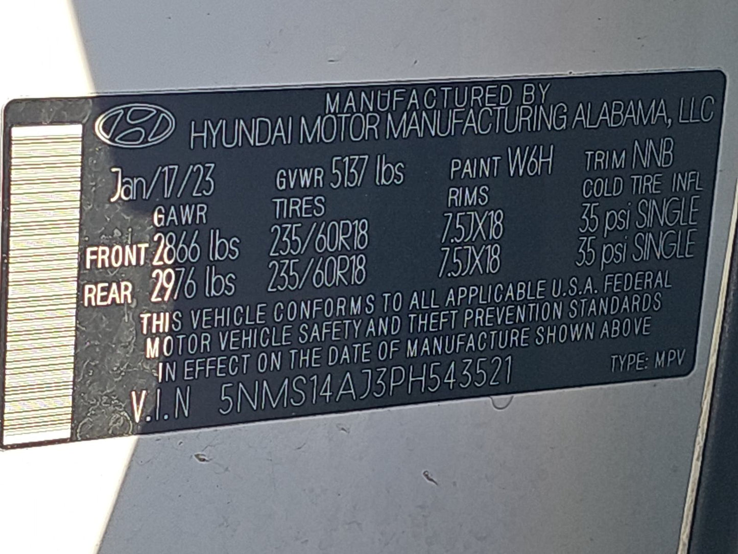 2023 Hyundai Santa Fe SE