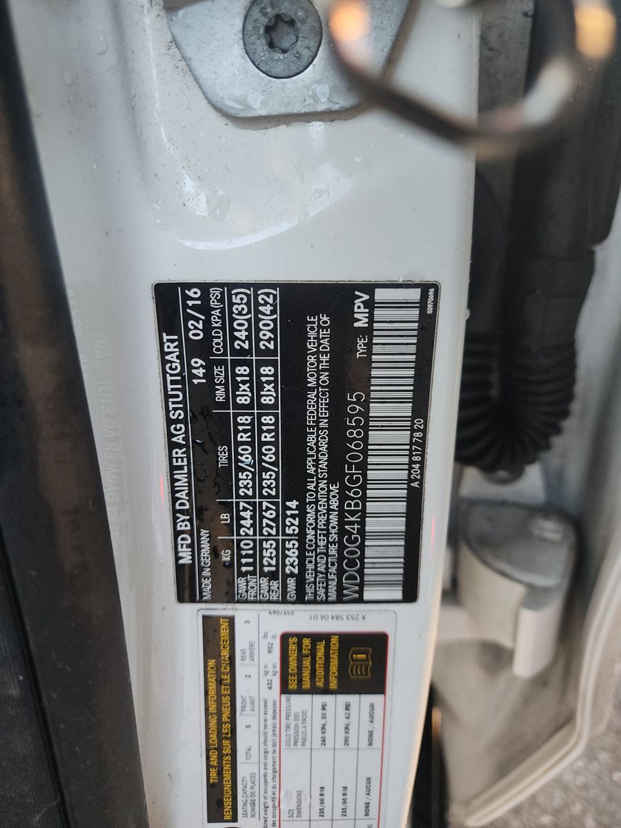 2016 Mercedes-Benz GLC 300 4MATIC