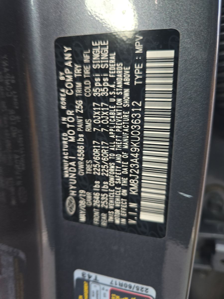 2019 Hyundai Tucson SE