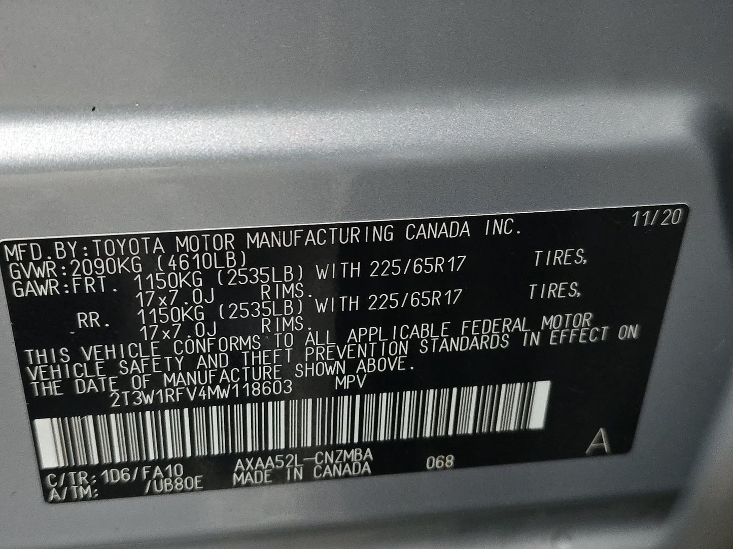2021 Toyota RAV4 XLE