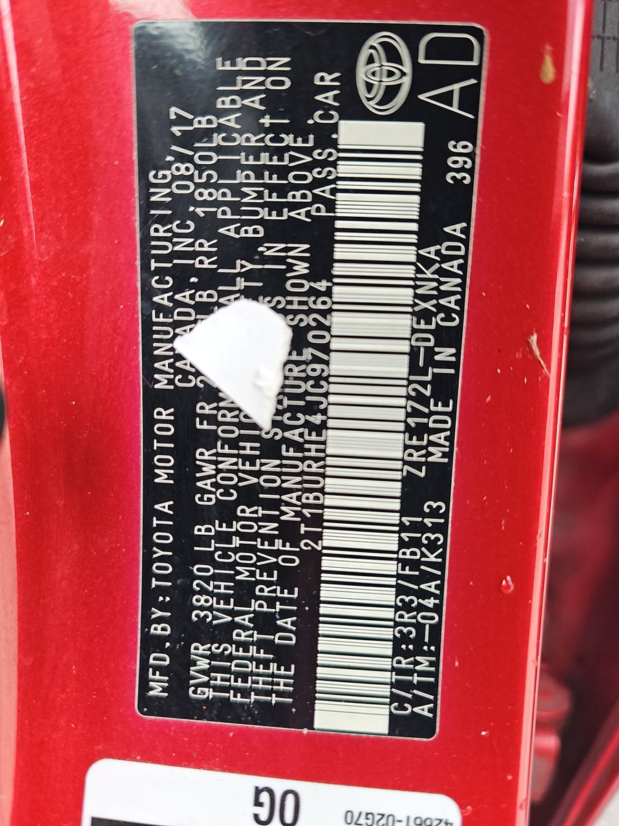 2018 Toyota Corolla LE Sedan