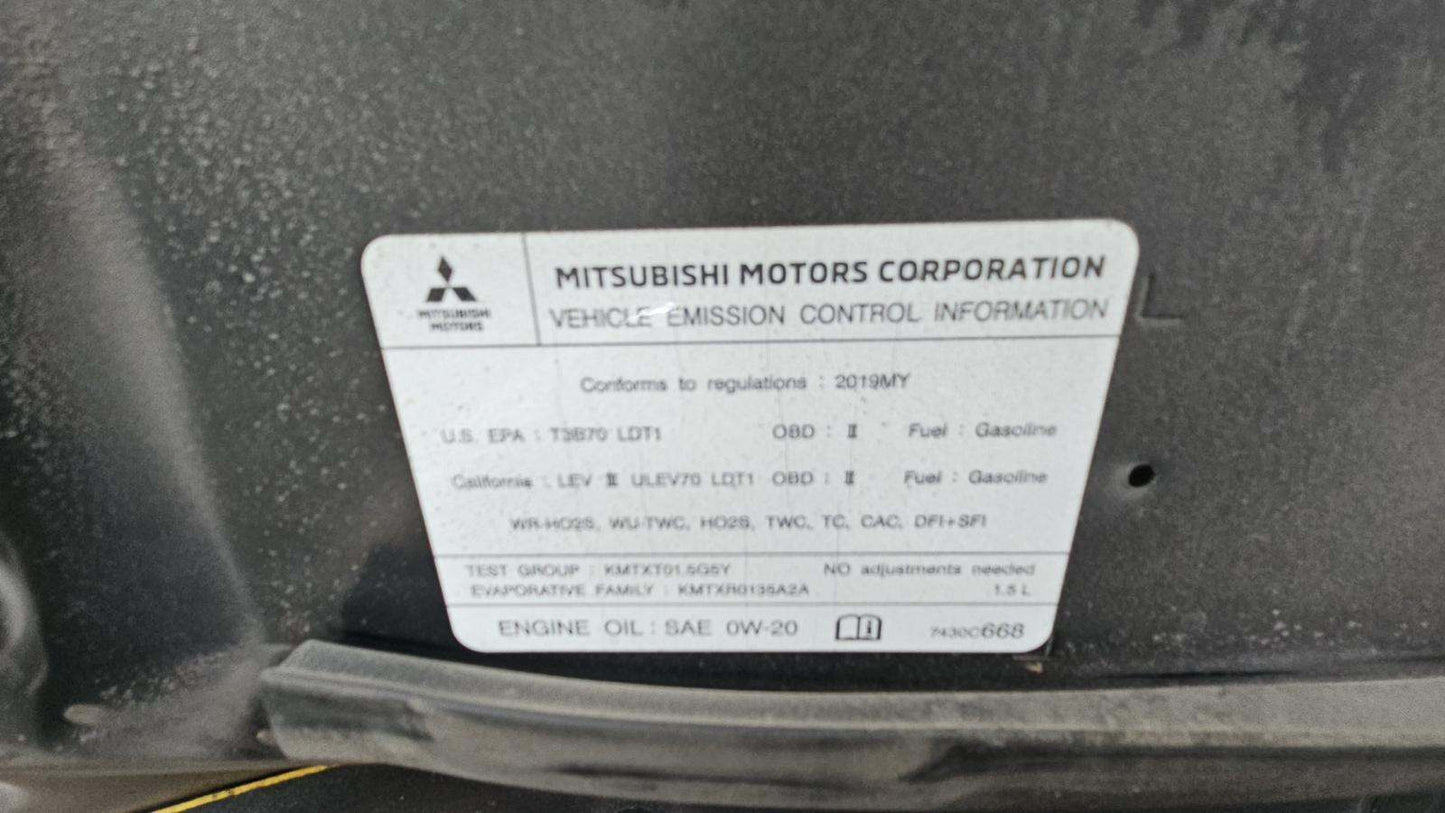 2019 Mitsubishi Eclipse Cross LE