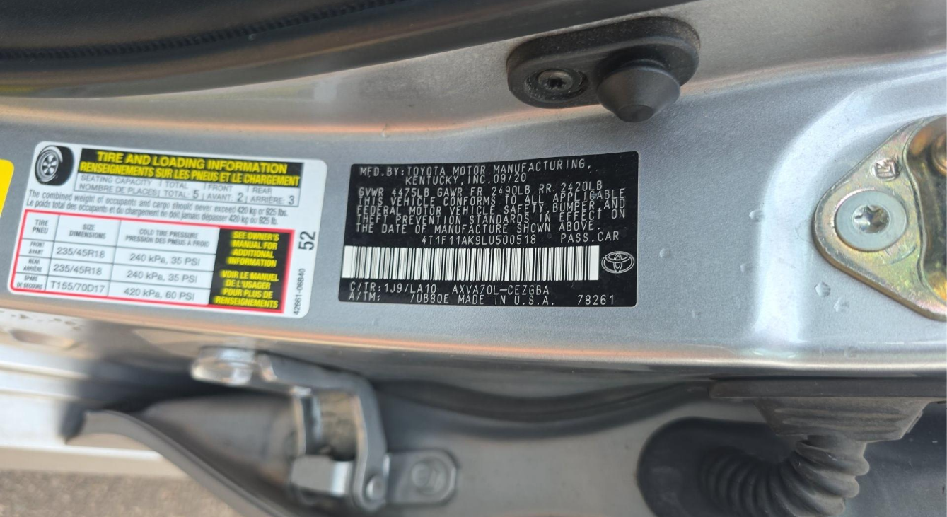 2020 Toyota Camry XLE