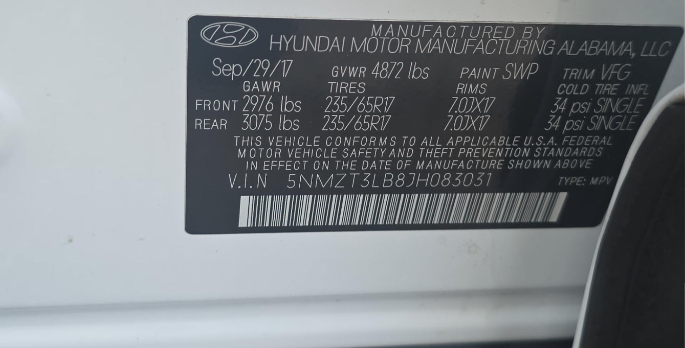2018 Hyundai Santa Fe Sport
