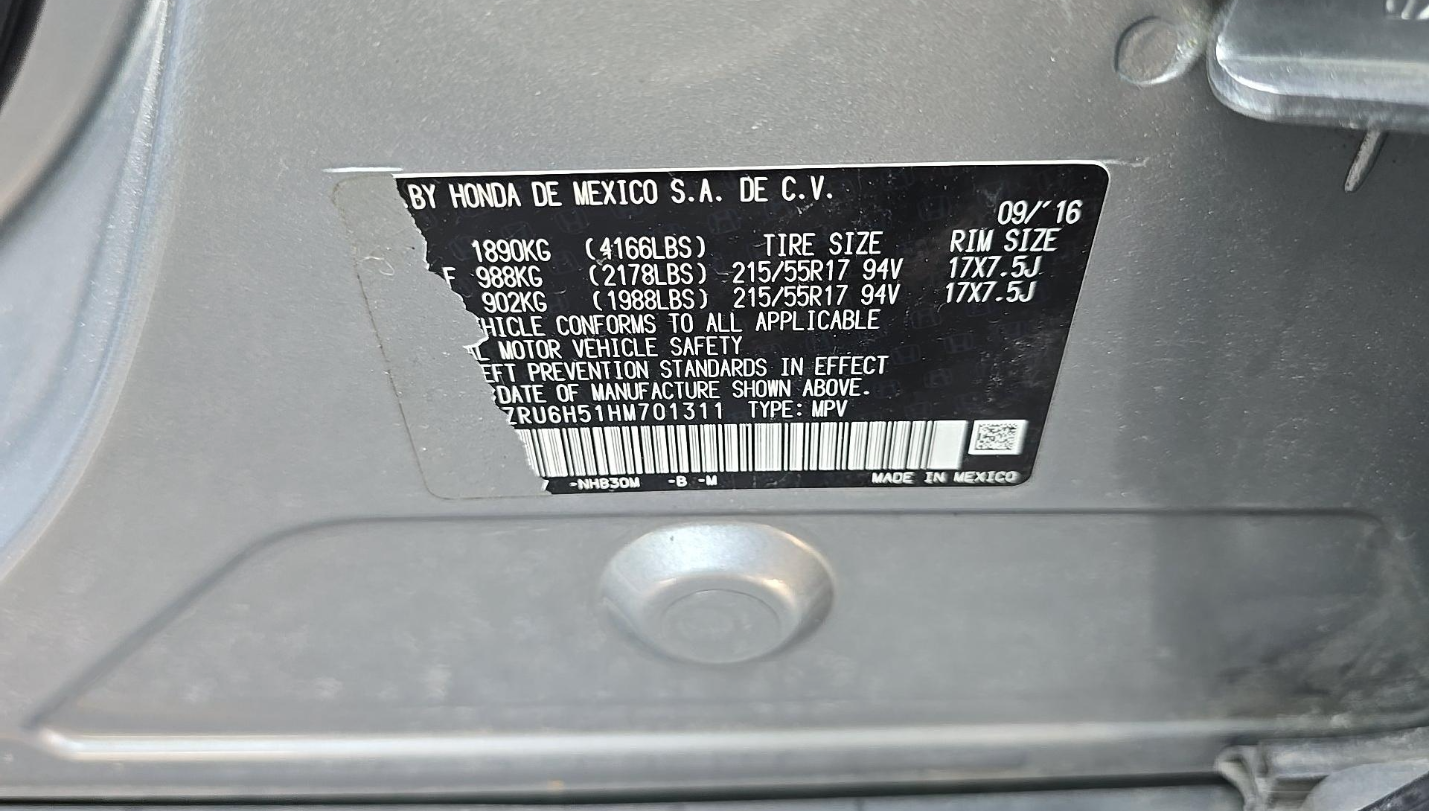 2017 Honda HR-V EX